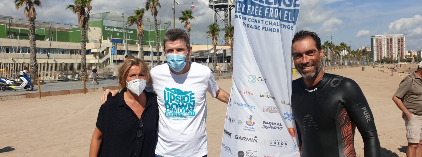 Swimming the Catalan coast to raise funds for TRICALS